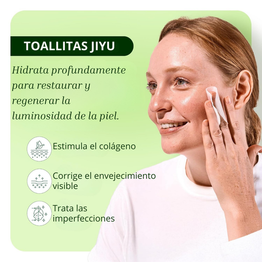 Toallitas tonificantes coreanas para arrugas, manchas oscuras y luminosidad radiante