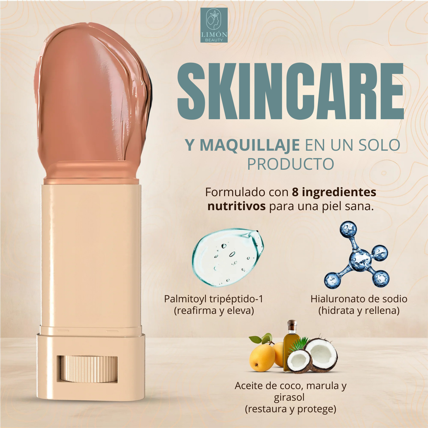 Bálsamo Facial todo en uno – Suaviza, Cubre y Rejuvenece