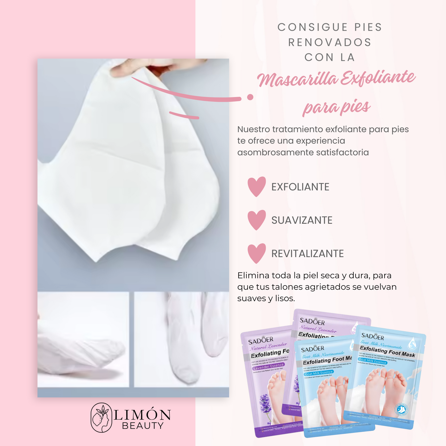 Mascarilla Exfoliante para pies (Regalo)