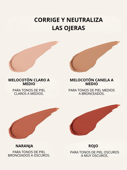 Corrector de ojeras + Brocha GRATIS