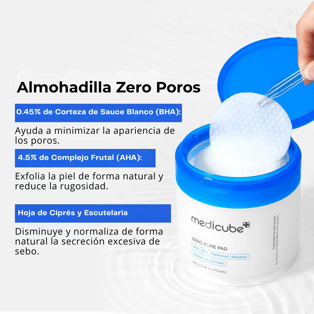 Almohadillas Doble Acción Cero Poros