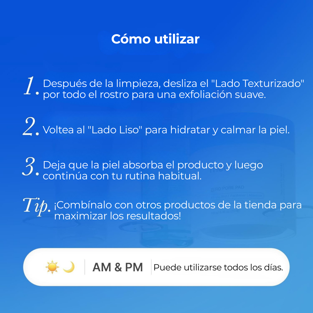 Almohadillas Doble Acción Cero Poros