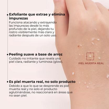 Kit Exfoliante de Arroz para una Piel Luminosa (Set 2 botellas)